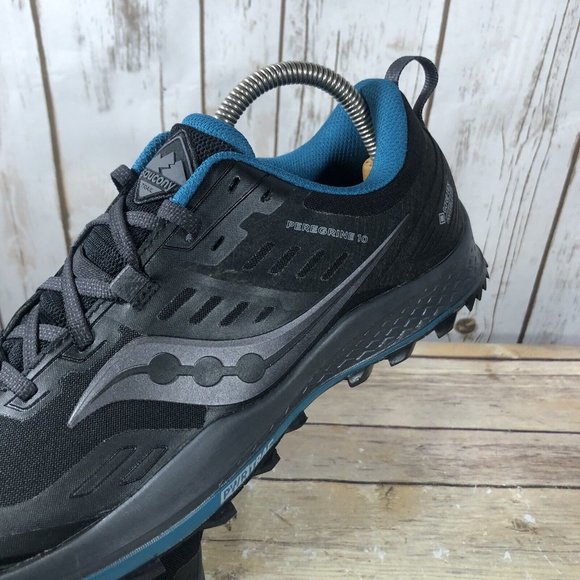Saucony Peregrine 10 Gore-Tex Shoes Womens Size 10.5 Athletic Running Jogging - Picture 9 of 11